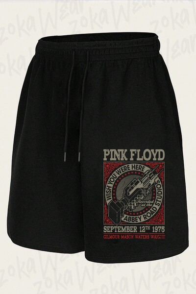 ZOKAWEAR Unisex Pink Floyd, Abbey Road Studios, Rock Metal Design Printed Shorts