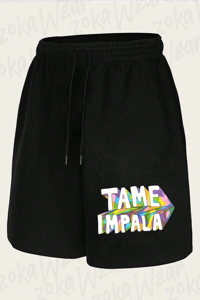 ZOKAWEAR Unisex Tame Impala V18 Design Printed Shorts