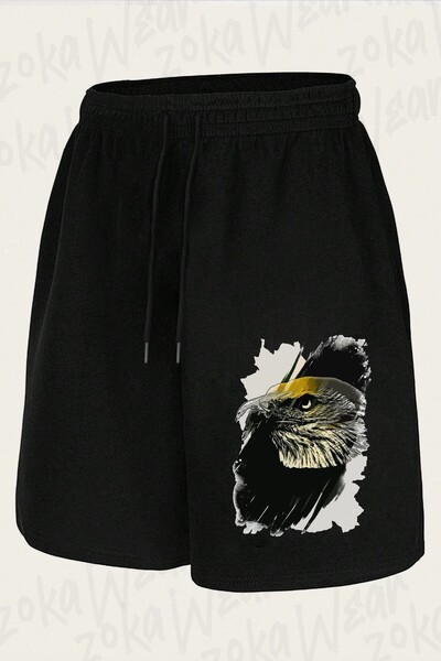 ZOKAWEAR Unisex Eagle Special Design Printed Shorts