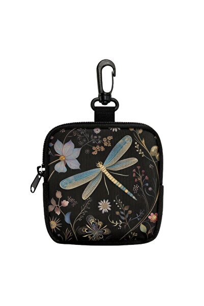 choice2 Dragonfly New Mini Coin Purse Lightweight Dragonfly Heart Print Earph...