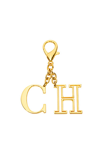Choice 1/2" Gold CHCH Luxury Brand Fashion Luggage Accessories Keychain Lugga...