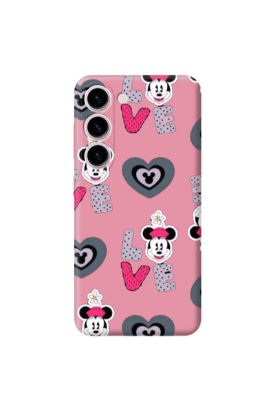 Other Samsung S23 Plus Minnie Pink Colored Silicone TPU Θήκη