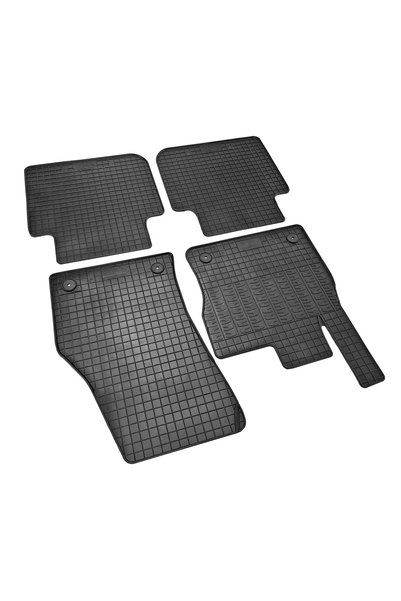 RapidAuto Set covorase auto din cauciuc Skoda Kodiaq (NS) 2016-2024; VW Tiguan Allspace 2017-2024; Seat Tarraco 2018- , cu prelungire zona repaus, Negre