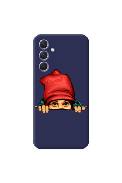 Other Samsung A26 Hidden Girl Dark blue Colored Silicone TPU Θήκη