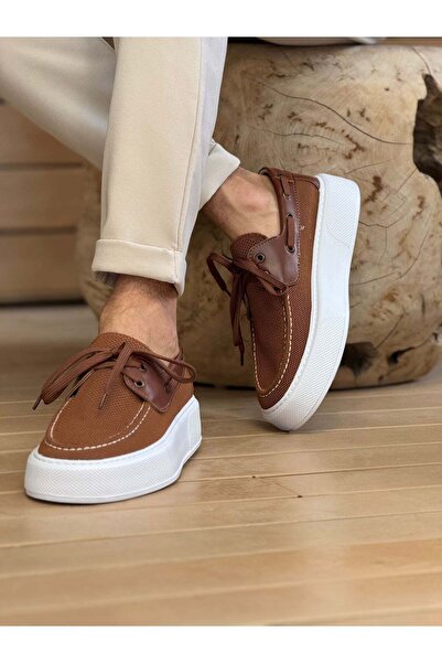 Aymood Mn2602 - Knitwear Men's Shoes Brown