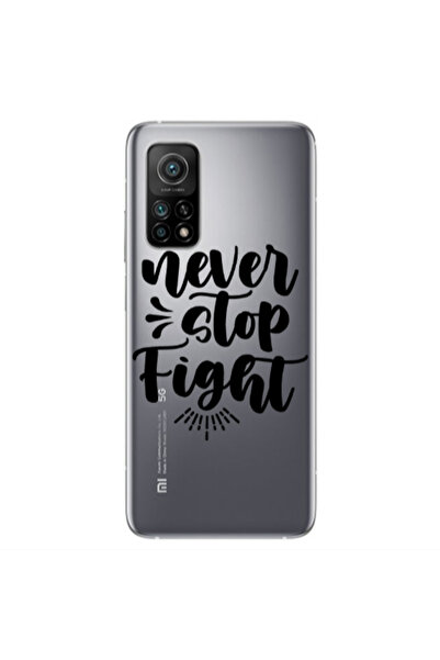 Other Xiaomi Mi 10T Pro Never stop fight Transparent Silicone TPU Θήκη