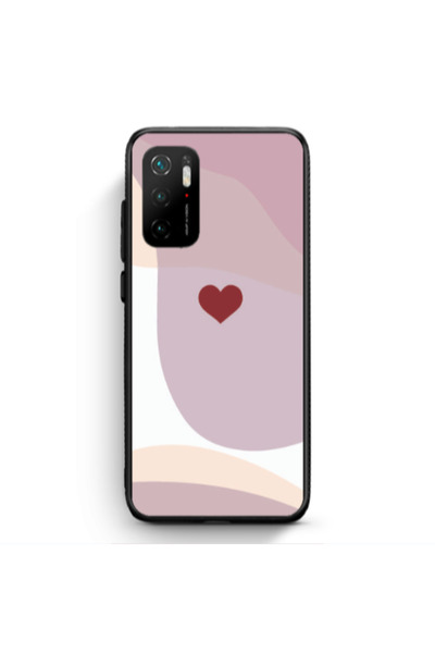 Other Xiaomi Poco M3 Pro Wavy Heart Black Glossy Θήκη