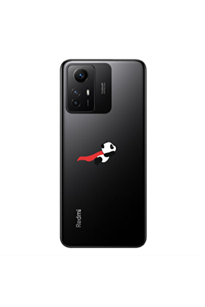 Other Xiaomi Redmi Note 12s kite flying panda Transparent Silicone TPU Θήκη