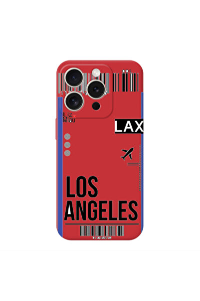 Other Apple Iphone 16 Pro Los angeles Red Colored Silicone TPU Θήκη