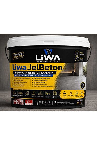 liwa yapı kimyasalları Liwa Jel Beton