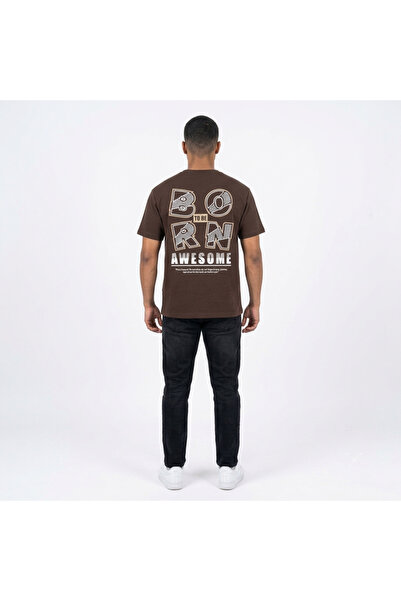 Red Planet [Repled by Plante] Men's Born to Be Awesome Graphic Print Comforta...