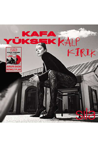 plakmarketi RENKLİ PLAK - Sıla / Kafa yüksek kalp kırık (Transparan Kırmızı LP)