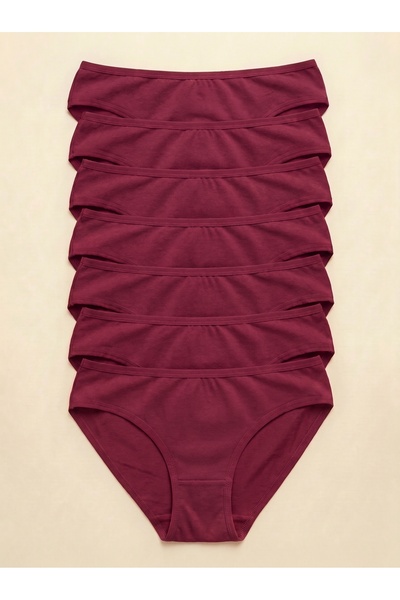 MyBen Ženski set bikinija sa 7 delova - bordo crvena