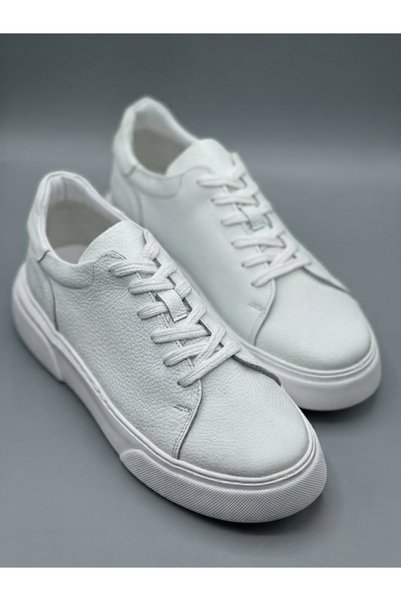 Derify Genuine Leather Men's Casual Shoes – Orthopedic, Ultra Comfortable, Leather Interior, Daily Sneaker