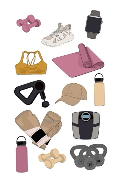 Rana İkra Art Set de autocolante cu tematică sportivă (4 coli)