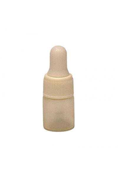 OEM Sticlă albă mată cu pipetă, capac de pipetă din cauciuc alb, 2ml