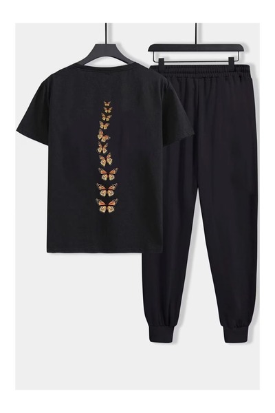 ship master Summer Collection New Arrival T-Shirt & Shorts Set Printed Patter...