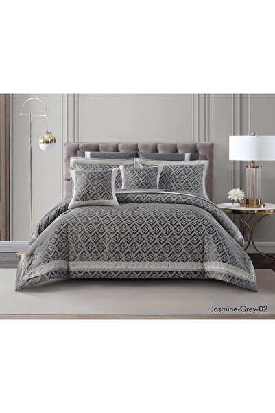 BIET ALMAFROSHAT Luxury Jacquard 8Pcs Bridal Wedding Comforter Set