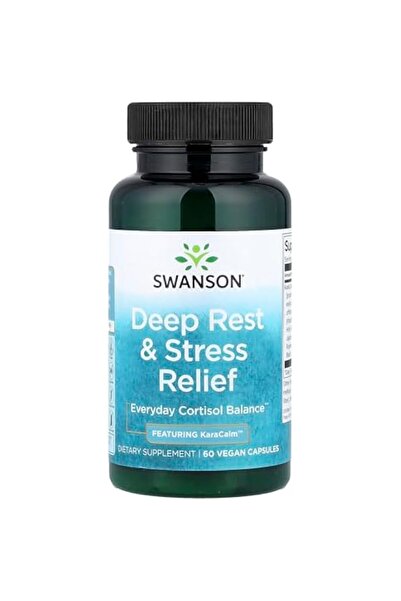 SWANSON Deep Rest and Stress Relief - Featuring Karacalm 500 mg 60 Vegan Caps