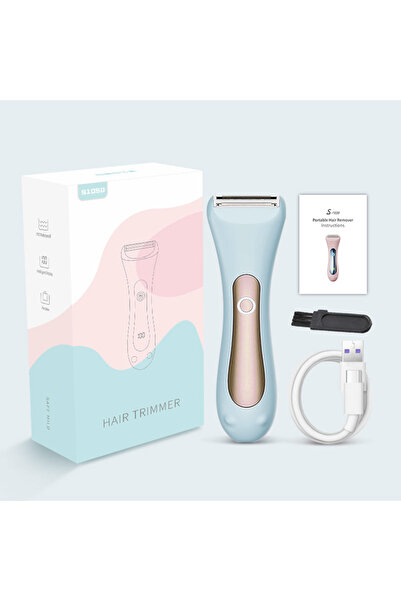 Choice1 Blue Wet & Dry electric Epilator for Legs and Body, IPX7 Waterproof, ...
