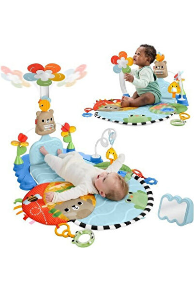 FISHER PRICE 3 σε 1 Χαλάκι Παιχνιδιού για Κλωτσιές και Κούνημα για Νεογέννητα