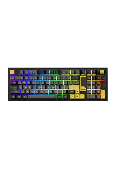 AKKO 5098B Black Gold V3 Piano Pro Switch Hotswap RGB Kablosuz İngilizce Meka...