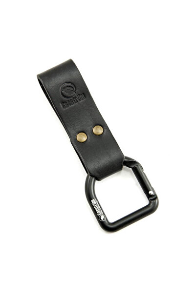 OEM Bucla de centura pentru camping, Casstrom, Piele naturala, Negru