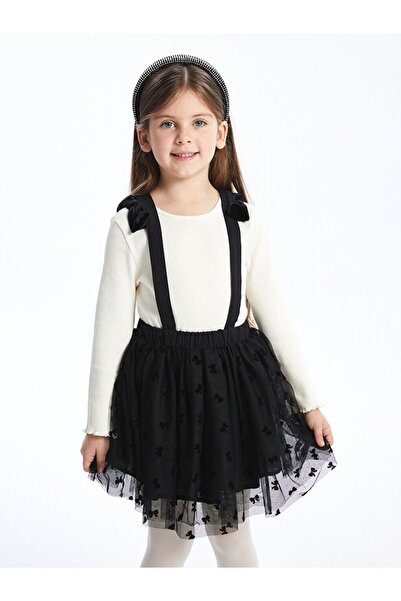 LC Waikiki Girls' Skirt and Pantyhose Set of 2