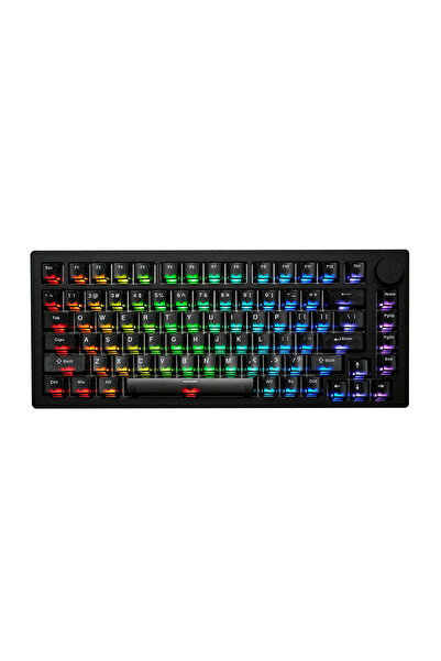 AKKO MONSGEEK M1 V5 HE Black Transparent AstroAim Manyetik Switch 8K Hz Hall ...