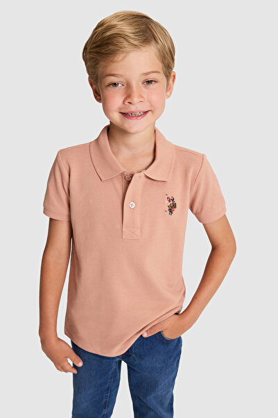 U.S. Polo Assn. تي شيرت أساسي للأولاد بياقة بولو 50325608-VR042