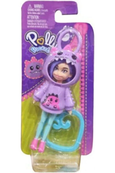 Mattel Games Hanorac cu dinozauri Mattel Polly Pocket Pentru 4+ ani 7.6cm (Mo...