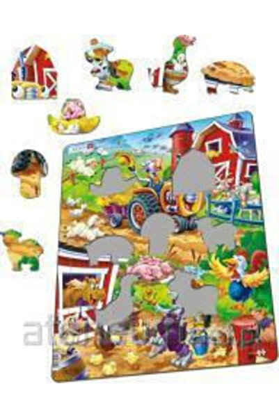 Larsen Puzzle cu piese pentru copii, tip loc de joacă, 22 de piese