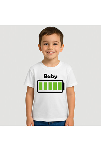Fruit of the loom Tricou copii Baby Full Bateri 100% Bumbac