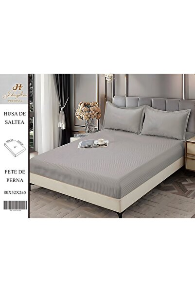 OEM Damask Bed Cover 2 Persons 3 Pieces with Stretchy 180x200 cm, Model Dh-11