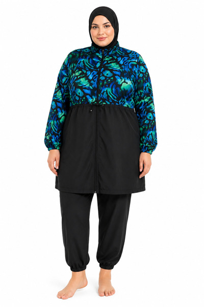 YUYİ Tesmay Quick Drying Parachute Fabric Front Zippered Women's Plus Size Ti...