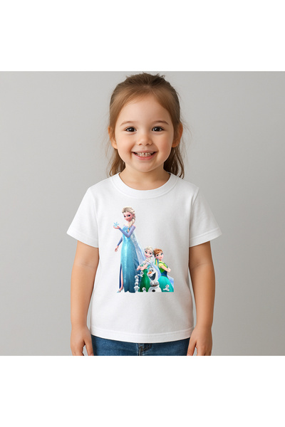 Fruit of the loom Tricou copii Elsa 100% Bumbac