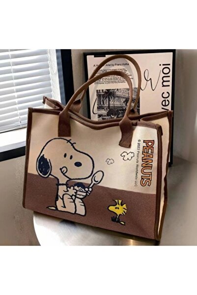 Choice Bandai Snoopy Snoopy Woodstock Cartoon Large Capacity Shoulder Commute...