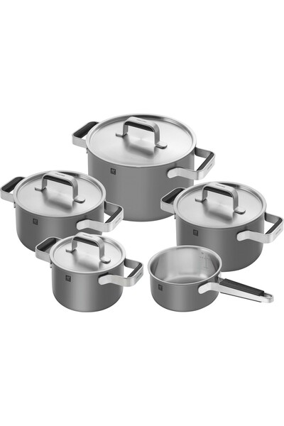 OEM Set 5 oale ZWILLING Pure, inox cu strat ceramic, 16x20x24cm, gri