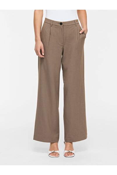 VILA Wide Leg Hose VIKARI Mid-Waist