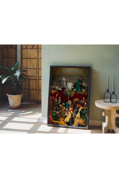 Pegziz George Bellows Tabloul Drumul Scamelor |   Peisaj de iarnă, poster art...