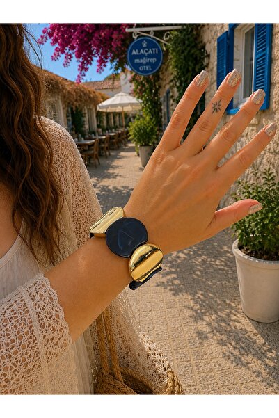 GMN COLLECTION YENİ SEZON YENİ SERİ SUMMER FASHİN İKİ RENKLİ GOLD DETAYLI MER...