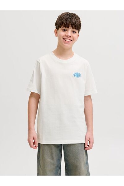 Jack & Jones Junior Tricou cu imprimeu pe spate pentru băieți