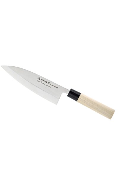 Satake Cutlery Cutit Deba Satake, 18 cm, pentru stangaci, otel 420J2, 32.5x5.2cm