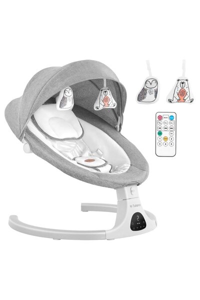 Tulano Leagan electric pentru copii Astrid Gri 35 cu Bluetooth,senzor de misc...