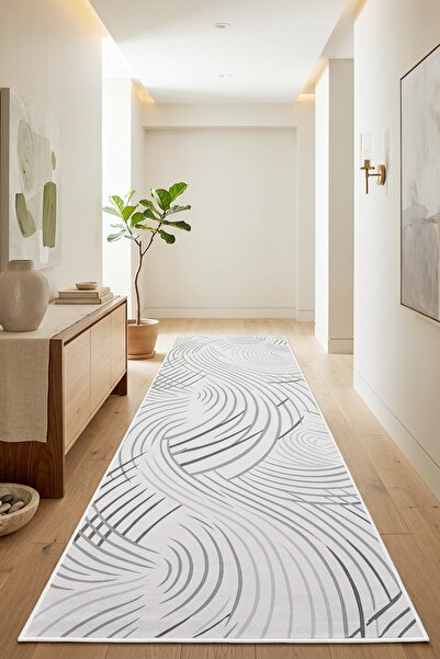 West Home Machine Washable Non-Slip Base Stain-Resistant Digital Living Room ...