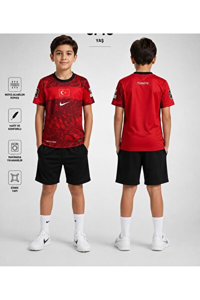 ETÇ BABY E.T.Ç BABY Türkiye Milli Takım Futbol Çocuk Şortlu Takım Forması