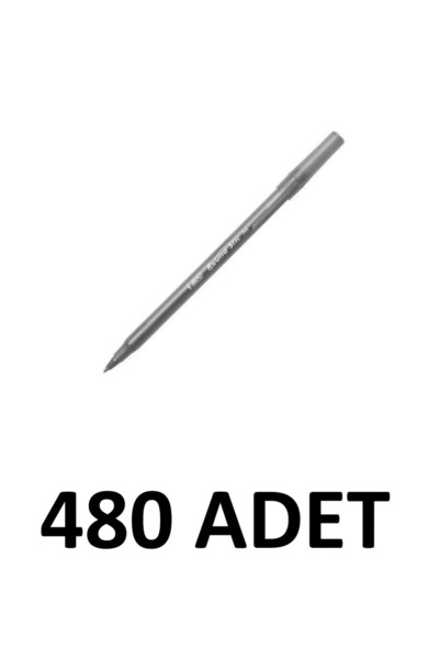 Bic قلم حبر جاف دائري 480 قطعة 1 ملم