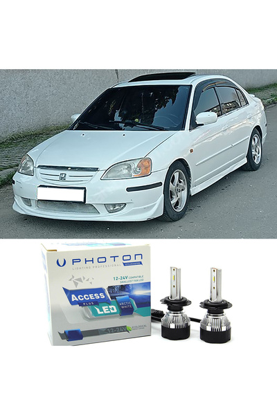 Photon Honda Civic Vtec 1 ES7 Led Xenon Sis Far Ampulü H11 Access Yeni Seri B...