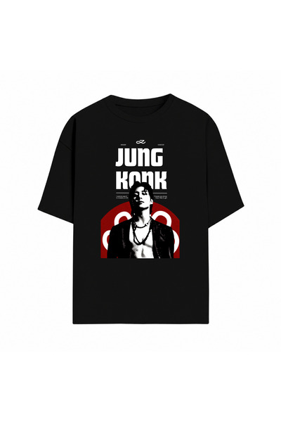 Grafftee Clothing Kpop BTS Baskılı Trend Oversize Unisex Pamuklu T-Shirt | Öz...