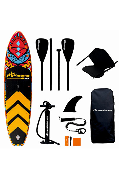 MESTERINO Set placă gonflabilă Stand Up Paddle Aqua SUP083, 320x81x15cm, gean...